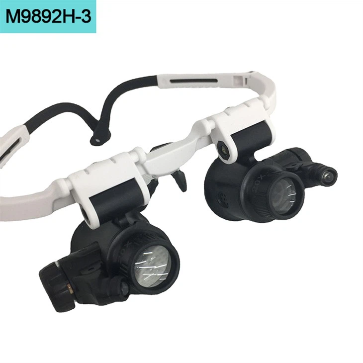 Head Magnifying Glass With LED Light